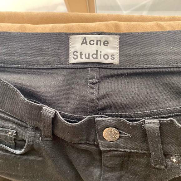 Acne Studios Thin Stay Cash 30/34 Black Jeans - Picture 3 of 3